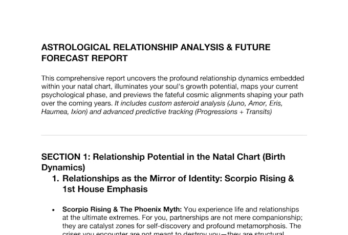 give live promo birth chart readings
